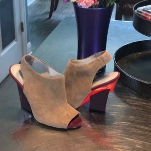 Calvin Klein Peep Toe Heels